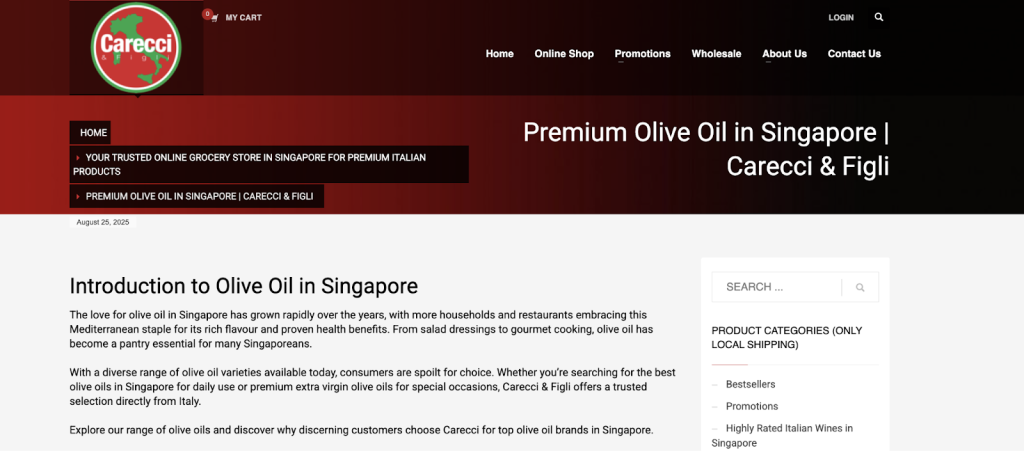 Experience Authentic Olive Oil with Carecci