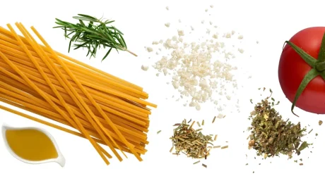 different items/ingredients from an Italian food supplier in Singapore